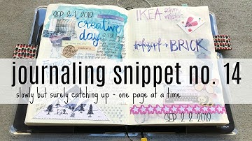 Midori MD A5 notebook: journal with me 14 * Just an ordinary journaling page! But a fun one!