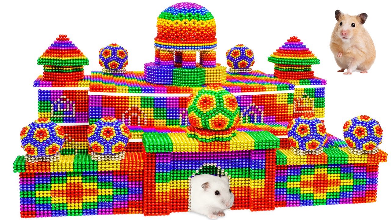 Most Creative Build Arabic Castle For Hamster With Balls