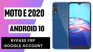 Motorola Moto E (2020) FRP/Google Lock Bypass Without PC | motorola moto e frp bypass