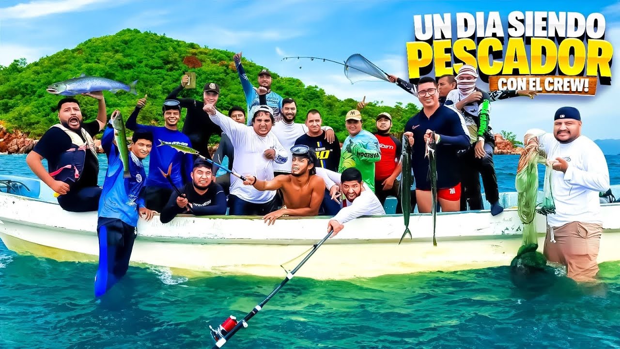 🔥PESCANDO CON EL CREW RETOJORJAIS COCINAMOS BARRACUDA FRITA🔥