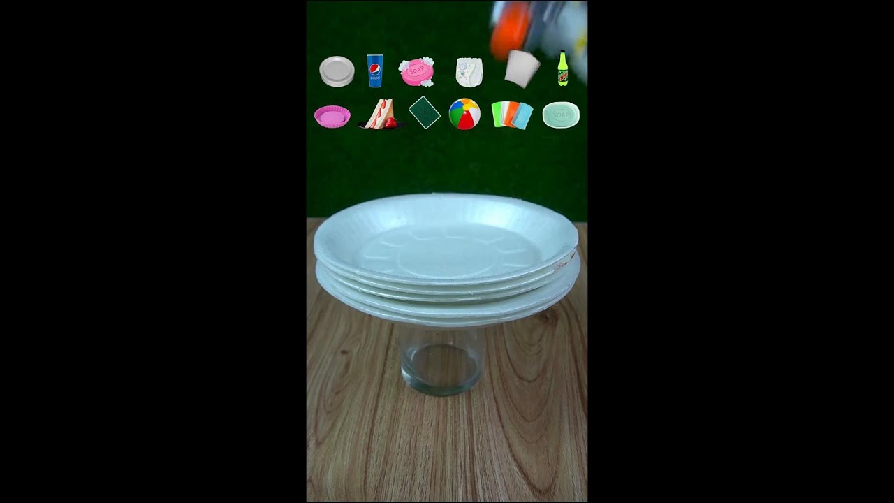 1000°C Red Hot Metal Ball vs foam plates + pepsi cup + soap + diaper ...