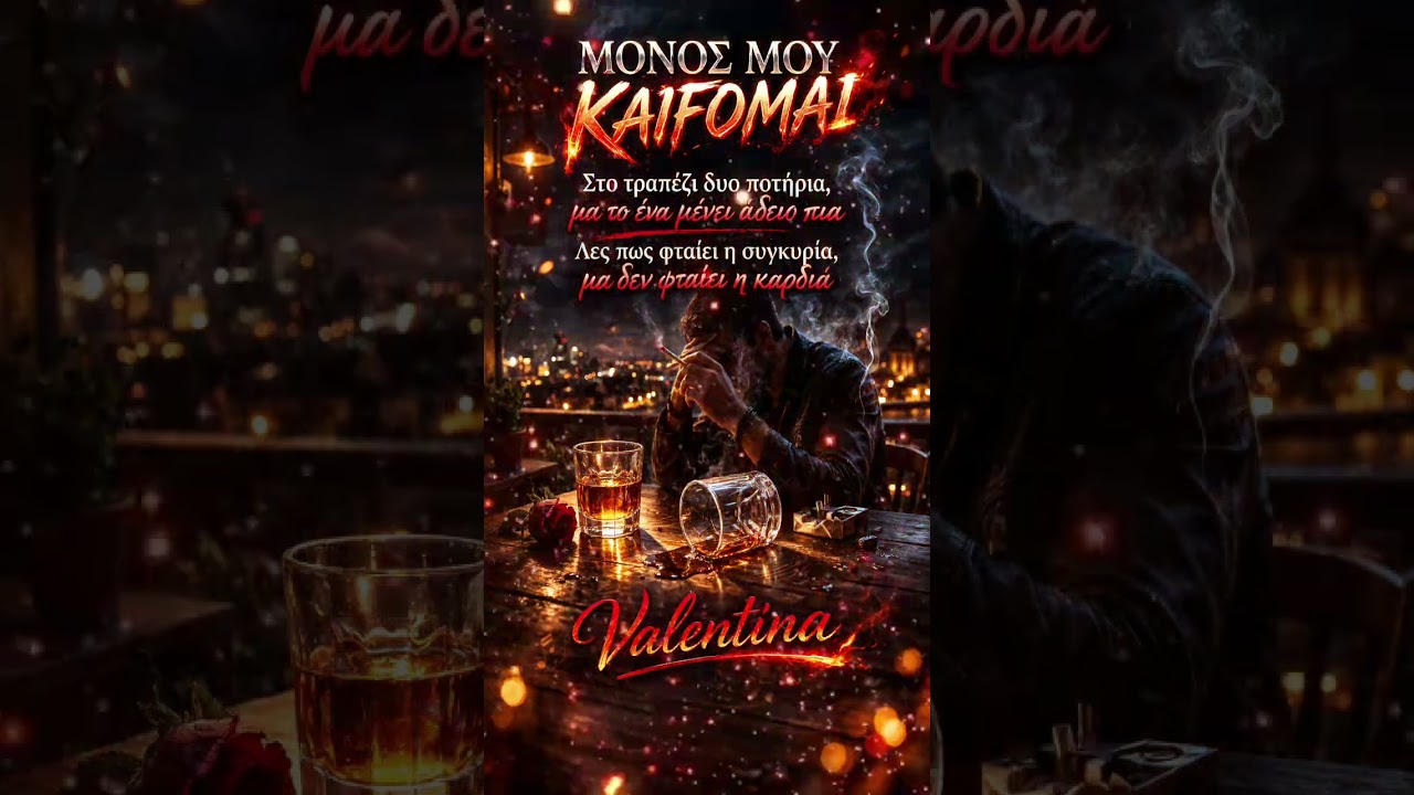 🎵 ΤΙΤΛΟΣ: «ΜΟΝΟΣ ΜΟΥ ΚΑΙΓΟΜΑΙ»