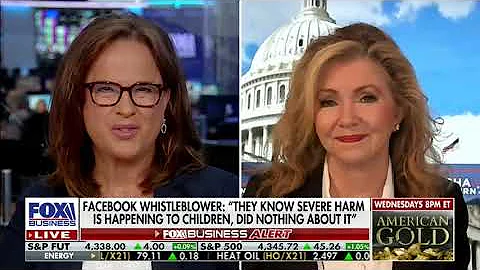 Blackburn Joins Fox Business To Discuss Facebook Whistleblower Hearing Findings
