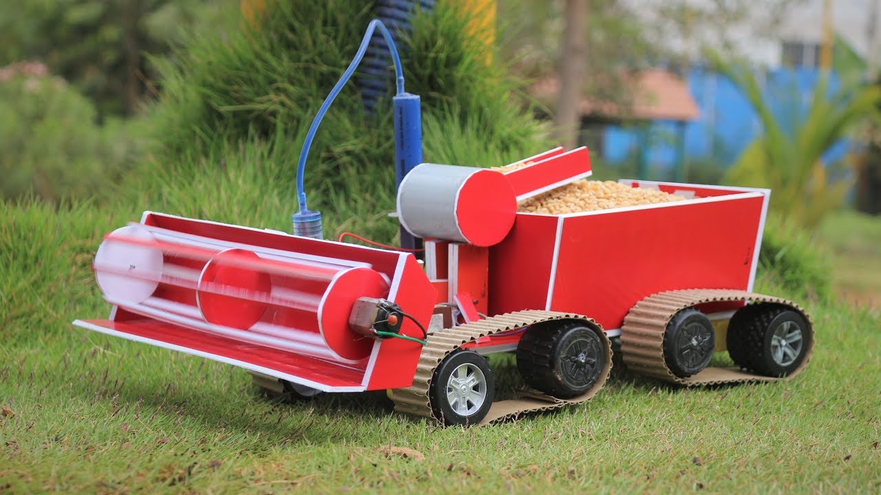 How To Make a Truck how to make Harvester YouTube