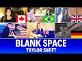 Quem Canta Melhor? Cover Blank Space (Alemanha, Austrália, Brasil, Canadá, EUA, Reino Unido)