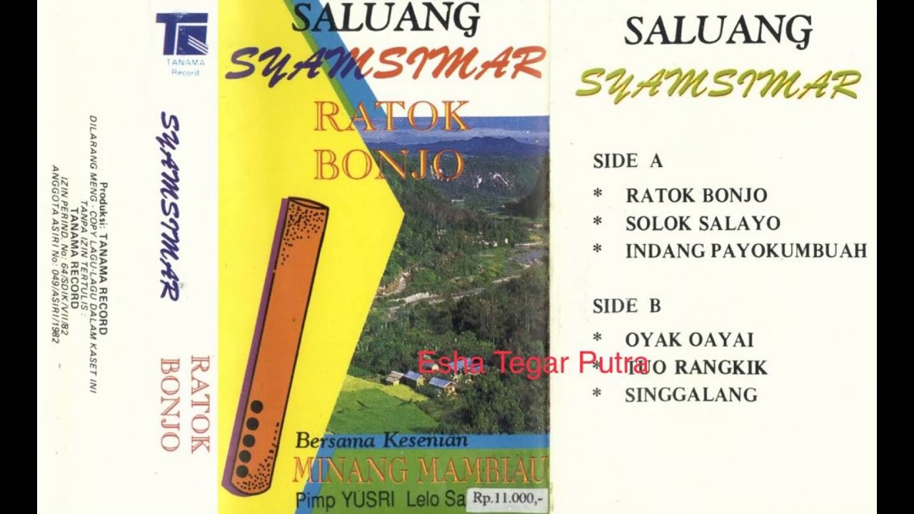 SALUANG KLASIK ~ RATOK BONJO (SYAMSIMAR)