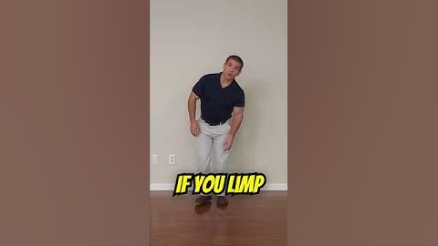 2 eenvoudige oefeningen om te leren lopen zonder te hinken