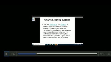 Scoring system in ICU