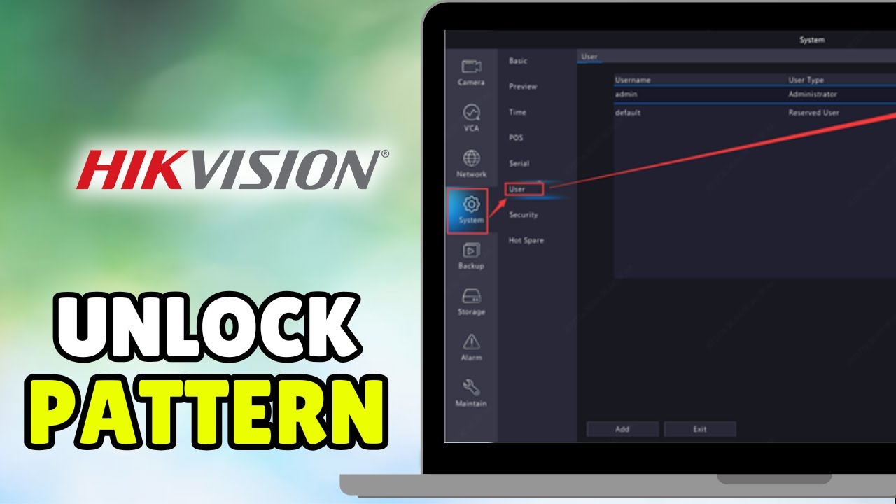 How To Unlock Hikvision DVR NVR Pattern (2026) - Reset/Change Hikvision ...