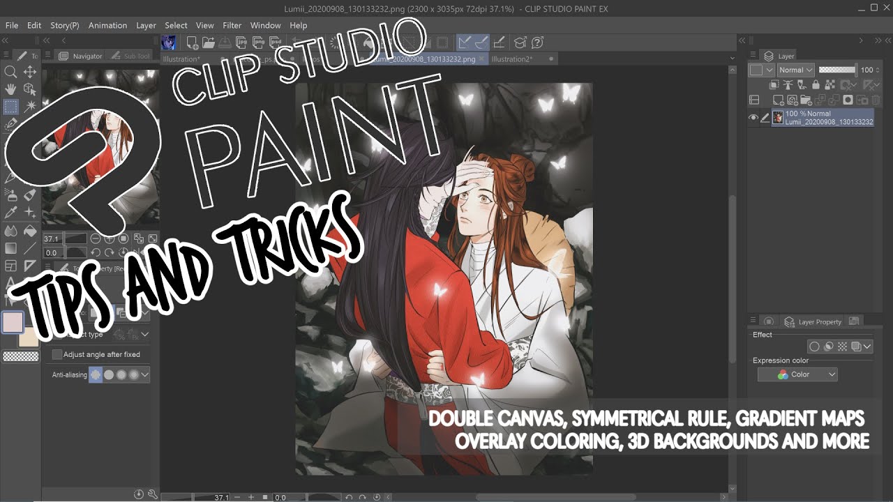 CLIP STUDIO PAINT TRICKS AND TIPS FOR BEGINNERS - YouTube