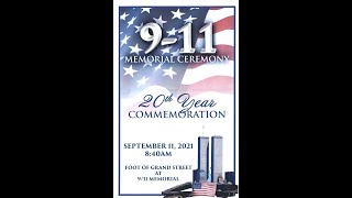 2021 911 Memorial Ceremony - 20th Year Commemoration 9-11-21