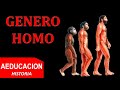 GENERO HOMO: HABILIS, ERECTUS y SAPIENS - AEDUCACION