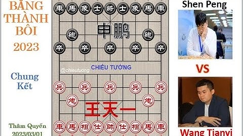 Bằng Thành Bôi 2023 | Chung Kết | Vương Thiên Nhất - Wang Tianyi VS Shen Peng - Thân Bằng