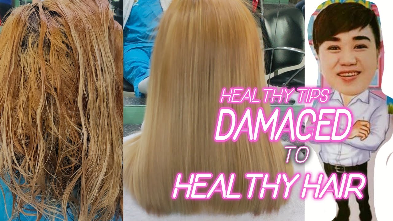 How to Straighten Bleached Hair safely. A step by step guide - YouTube