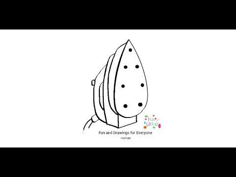 როგორ დავხატოთ ტანსაცმლის უთო