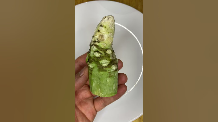 Real Wasabi vs Fake. How to tell the difference