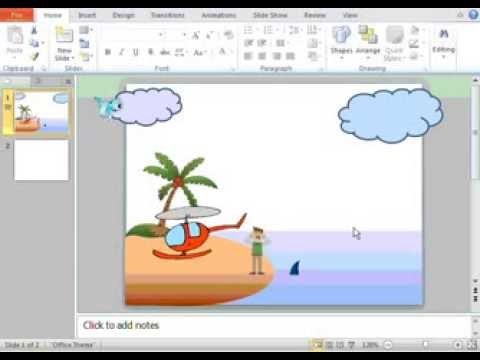 Membuat Animasi Sederhana Power Point Memperjelas Presentasi Youtube Gambar Komputer