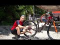 Lee cougan innova  hybrid mountainbike mit 30 mm travel