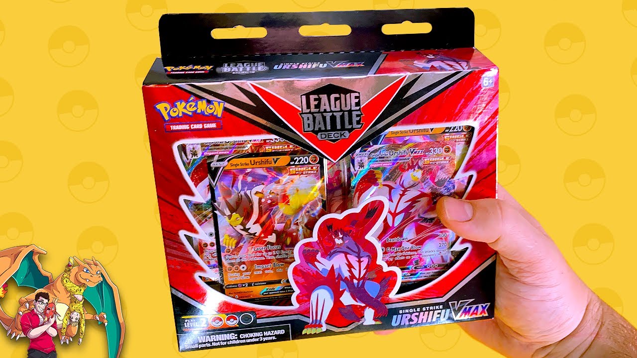 NEW! Pokemon League Battle Deck - Single Strike Urshifu Vmax Opening