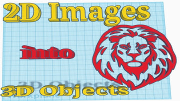 How to Turn 2D Images into 3D Objects   Tinkercad Tutorial