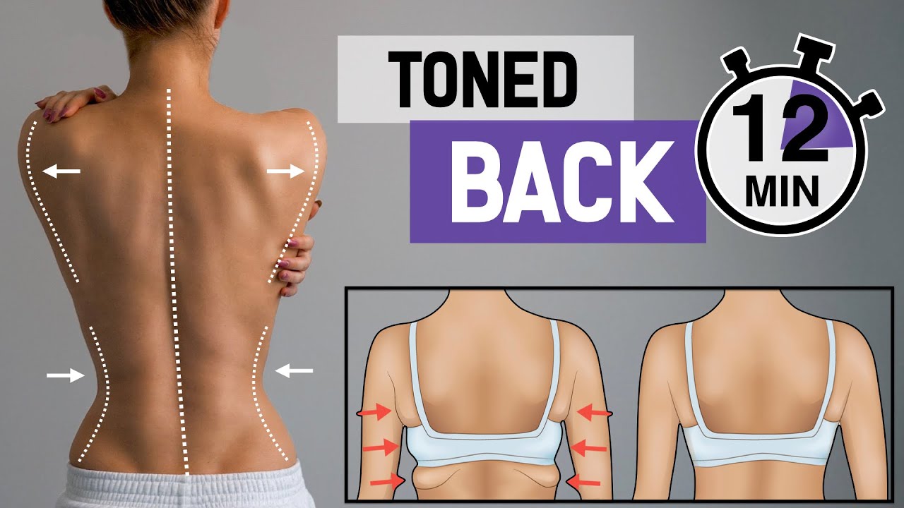12 EXERCISES TO TONE BACK & REDUCE FAT - Slim & Strong Back