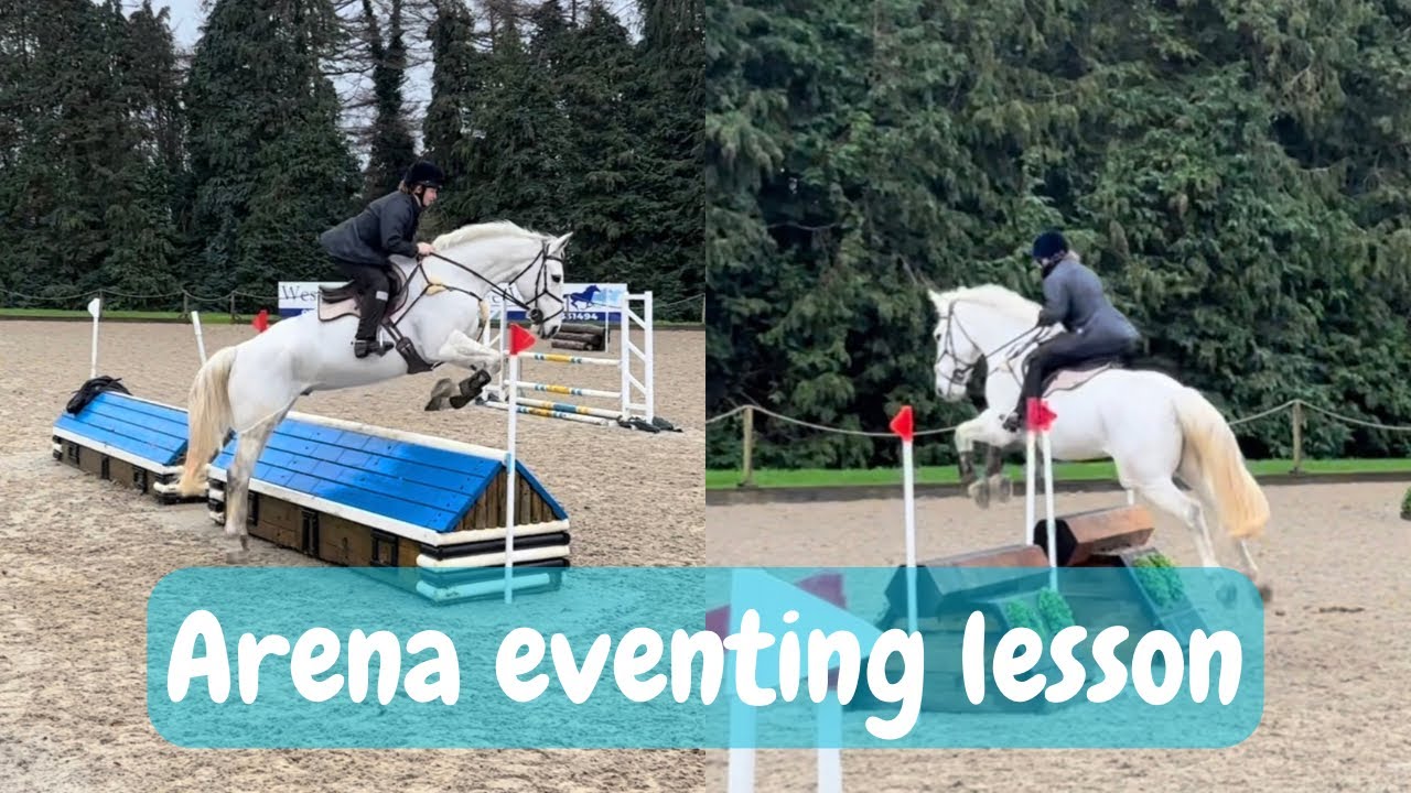 Arena Eventing lesson with Cameron Beer