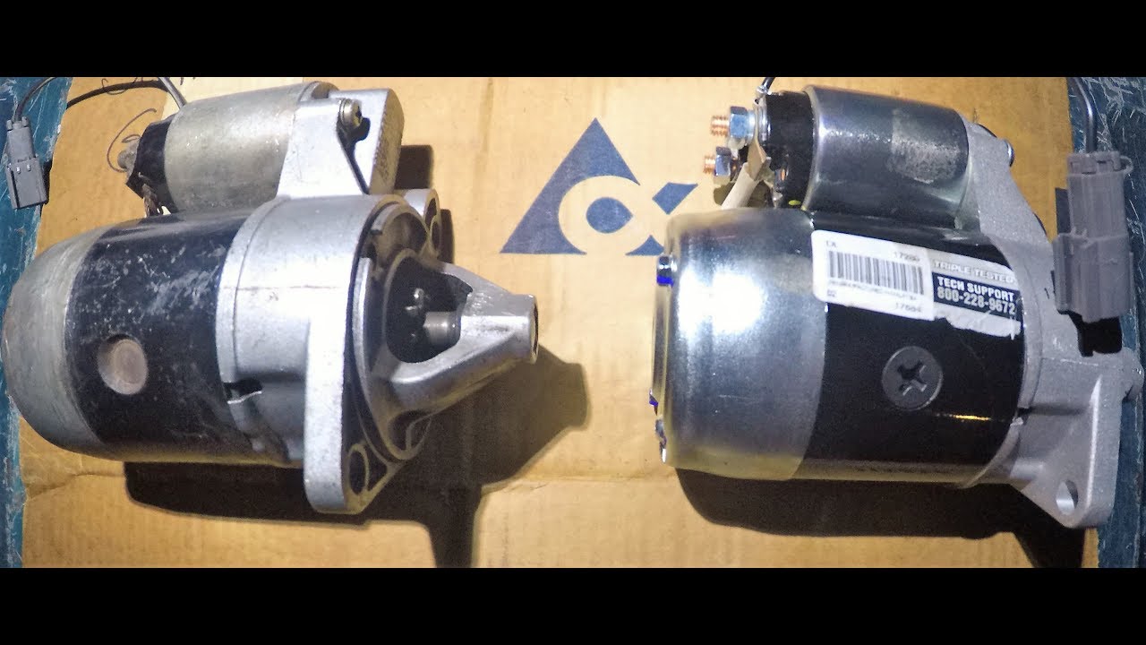 1996 Nissan D21 pickup truck starter change tips and tricks YouTube