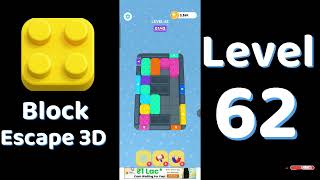 Block Escape 3D Level 62 Walkthrough 🧱🚪 | Easy Puzzle Escape Solution | Go Answer