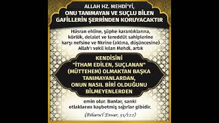 Allah, Hz. Mehdi̇yi̇ Gafi̇llerden Koruyacak