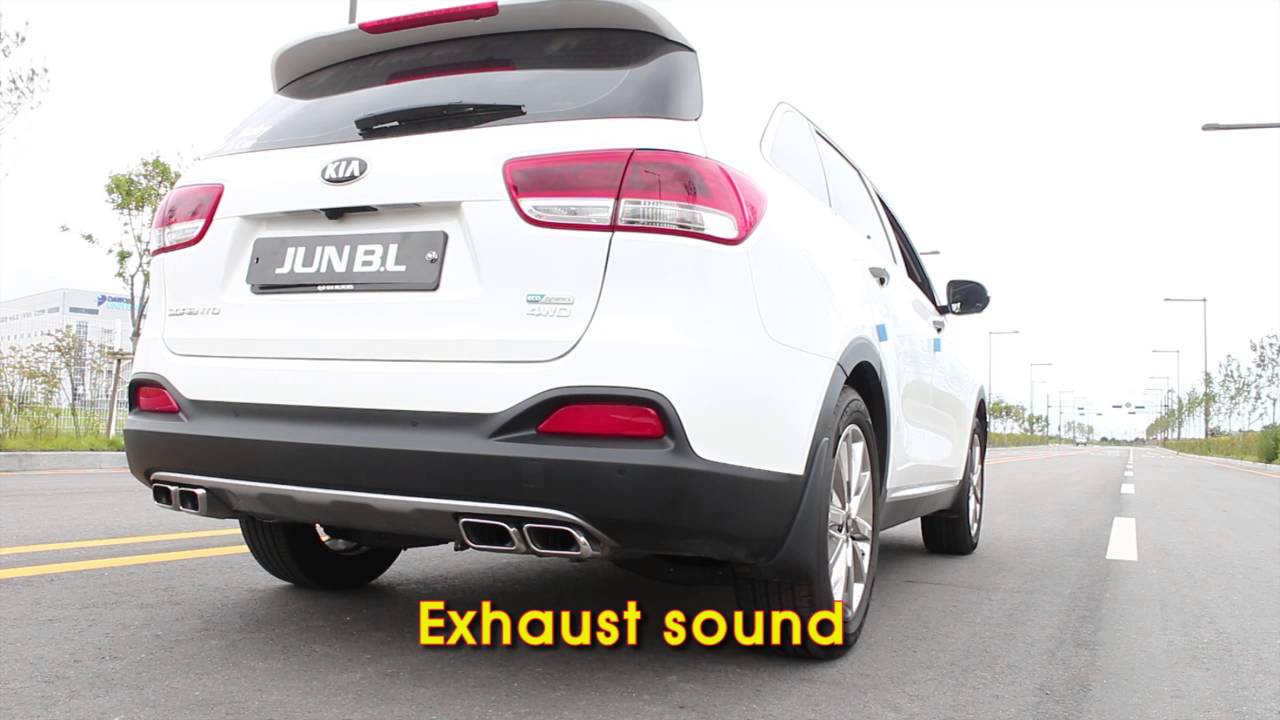 2016 KIA ALL NEW SORENTO R Exhaust Sound by Jun B.L YouTube