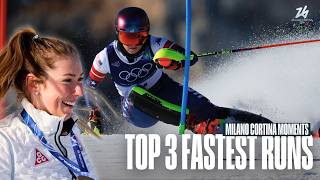 gold shiffrin top 3 fastest women s slalom runs milano cortina