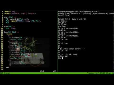 Erlang Embedded - Episode 2 : Concurrency in Erlang with Raspberry Pi