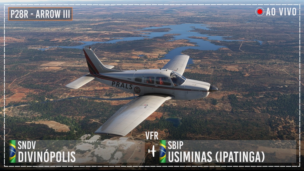 Flight Simulator | VFR Raiz | Divinópolis - Usiminas (Ipatinga) | IVAO