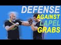 Defense Against Lapel Grabs