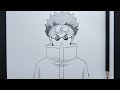How To Draw Shino Aburame From Naruto || Easy Anime Drawing