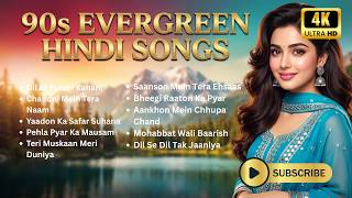 90s Bollywood Evergreen Love Songs ❤️ Golden Romantic Sadabahar Hindi Hits Playlist screenshot 2
