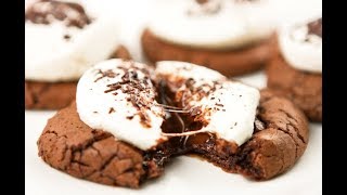 Homemade Hot Chocolate Cookies with Surprise Inside