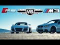 2007 Audi R8 V8 vs 2008 BMW E92 M3, dragrace