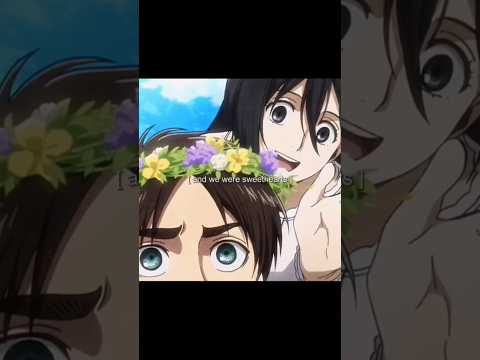 Eren Mikasa Years Ago When I Was Younger Anime Aot Eren Mikasa Shorts 