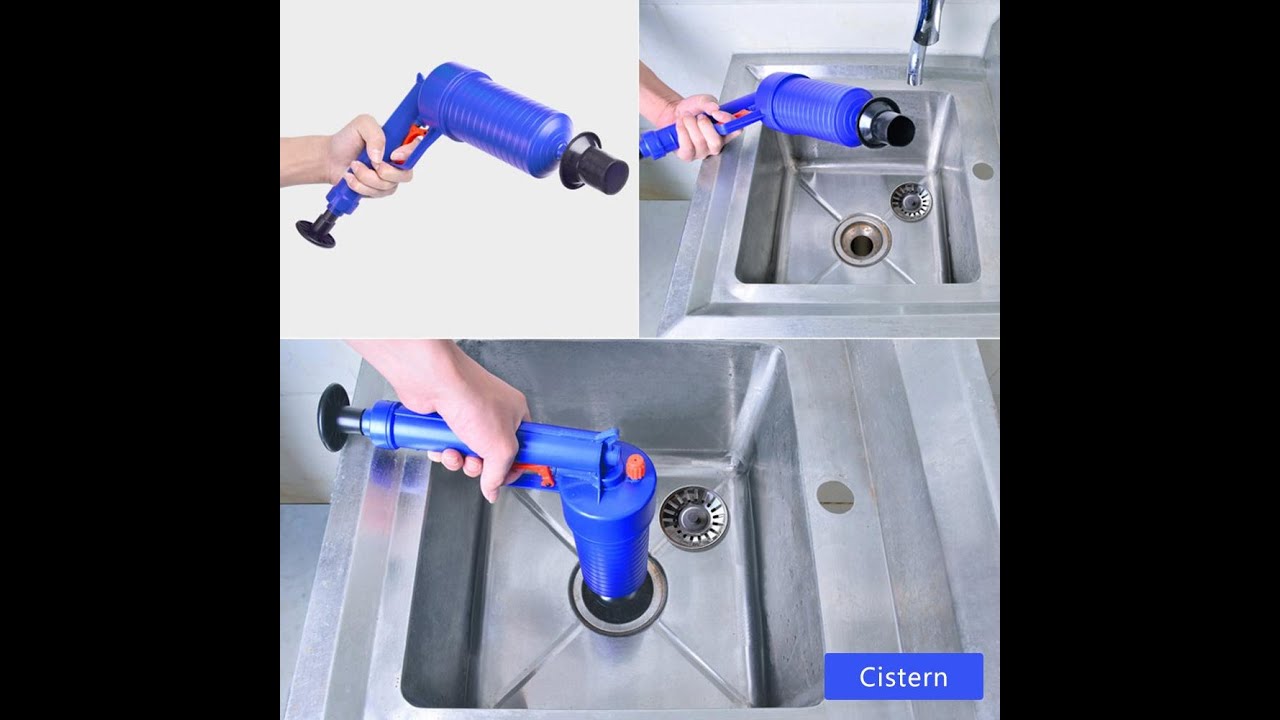 Air Power Drain Blaster Gun YouTube
