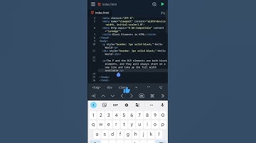 Block Elements in HTML ❤️‍🔥