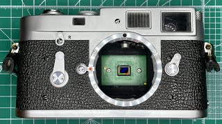 The Leica MPi, a Leica M2 with a Raspberry Pi-powered digital sensor