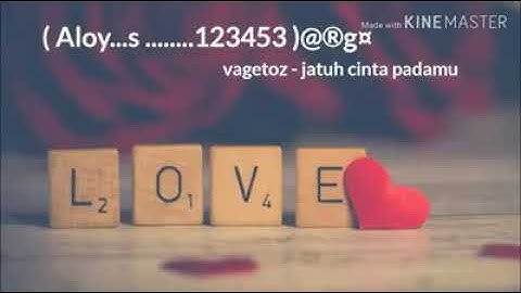 vagetoz - jatuh cinta padamu.
