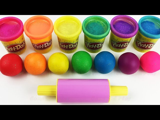Learn Colors with Play Doh Balls and Cookie Molds Fun & Creative