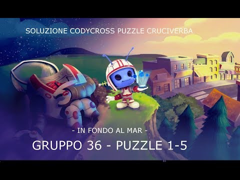 Soluzione Codycross Puzzle Cruciverba - Gruppo 36 - Puzzle 1 - 5