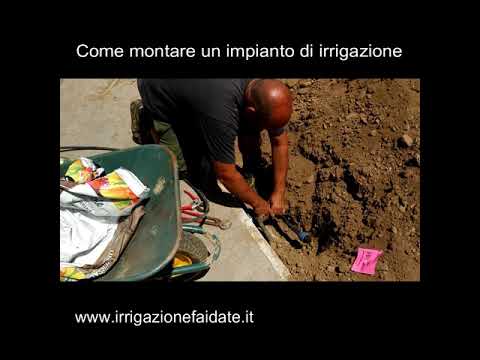 Video: Come si scava sotto un marciapiede di irrigazione?