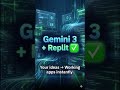 STOP Coding. START Vibing. 👋 (Google x Replit Update) #replit #gemini3 #chatgpt #clouds #ai #job