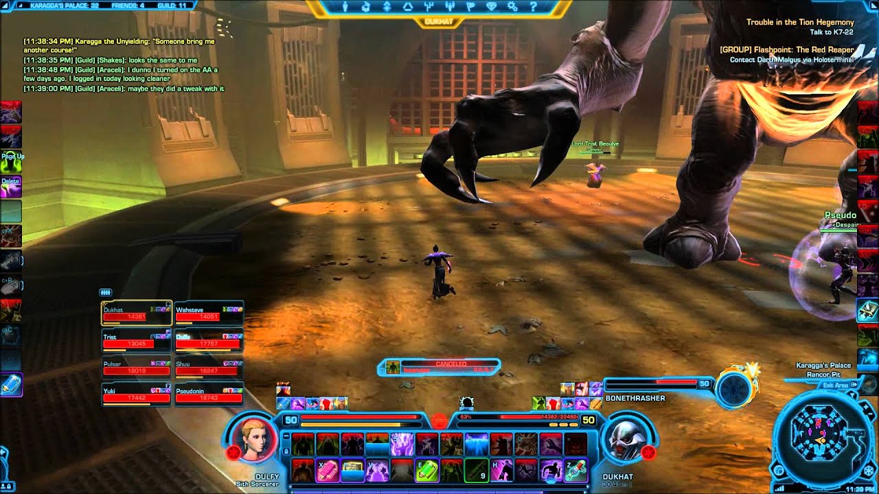 SWTOR-Hardmode 8 man Karagga's Palace -Bonetrasher