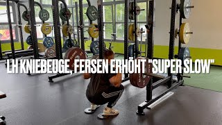 Lh Kniebeuge, Fersen Erhöht Super Slow Unterkörper-Training Und Stärkere Beinmuskulatur