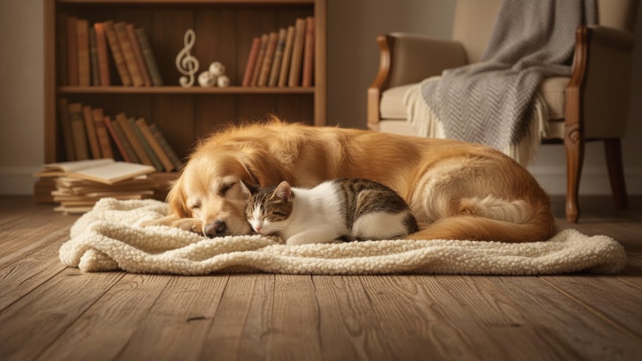 Relaxing Background Music for Cat Anxiety Relief and Restful Sleep